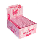 Mascotte slim size papiers à rouler édition rose (50pcs/présentoir)