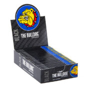 The Bulldog Black Small Papiers à Rouler 1/4 (25pcs/présentoir)