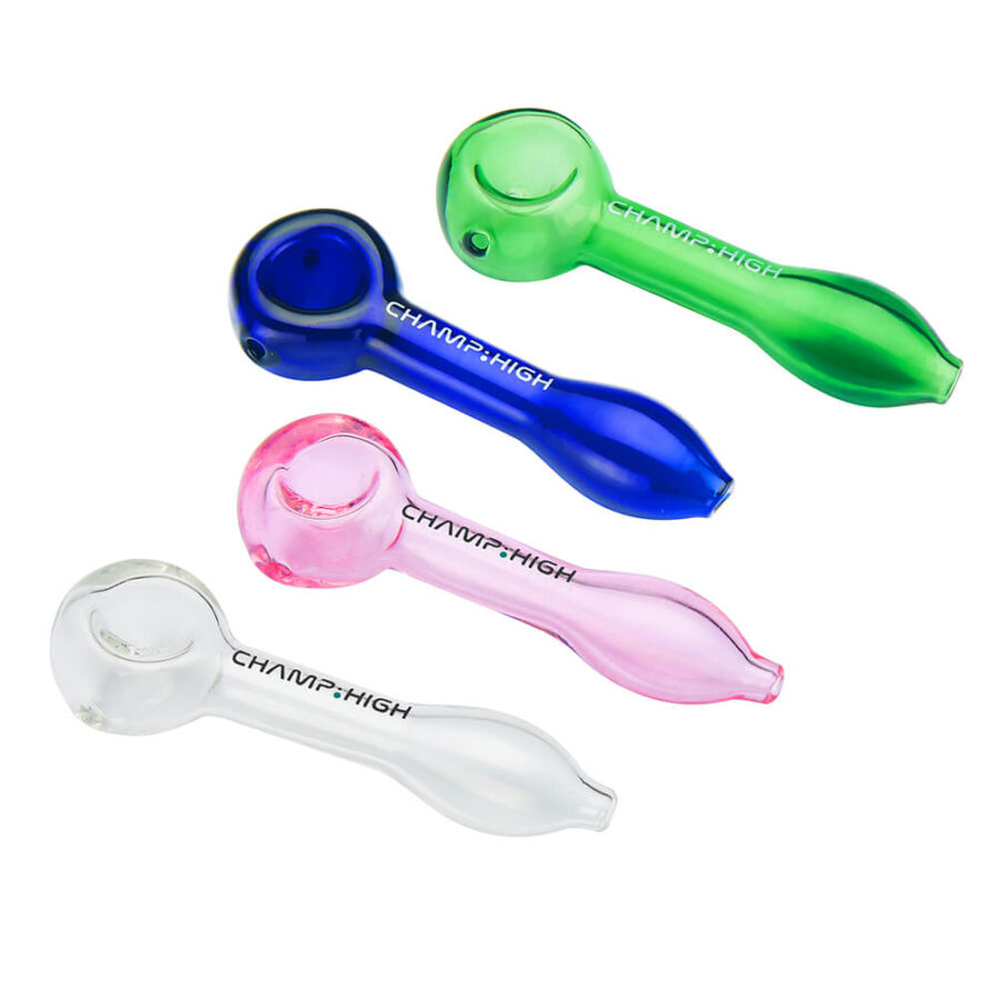 Champ High Pipes en Verre avec Présentoir (12pcs/présentoir)