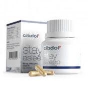 Cibdol Stay Asleep Capsules avec CBD, CBN, houblon et Griffonia 5-HTP