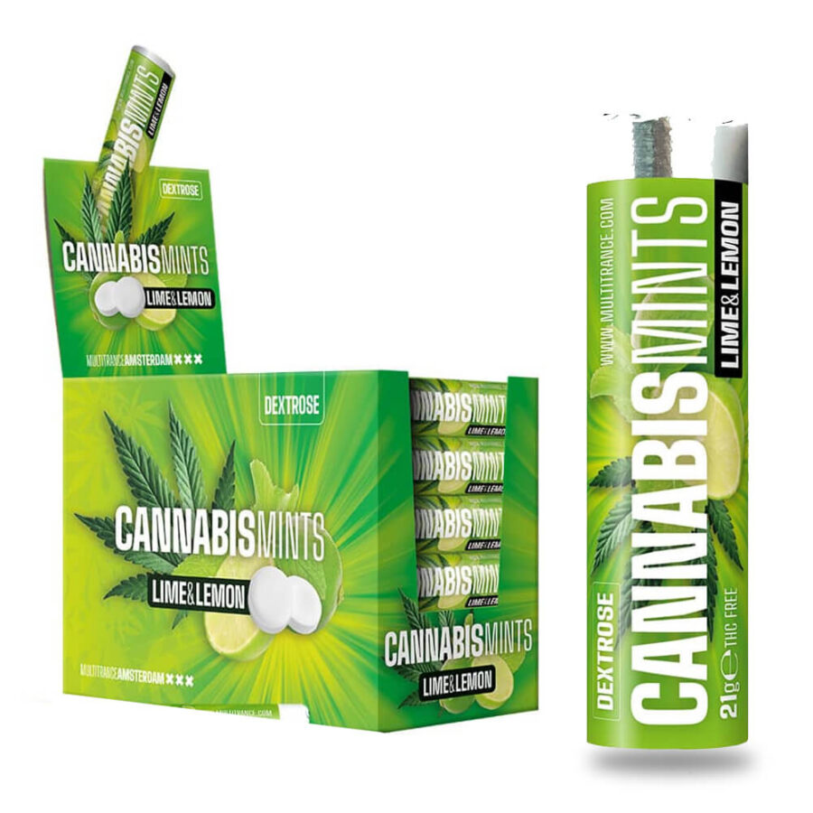 Cannabis Dextrose Lime Roll Tablettes (48pcs/présentoir)