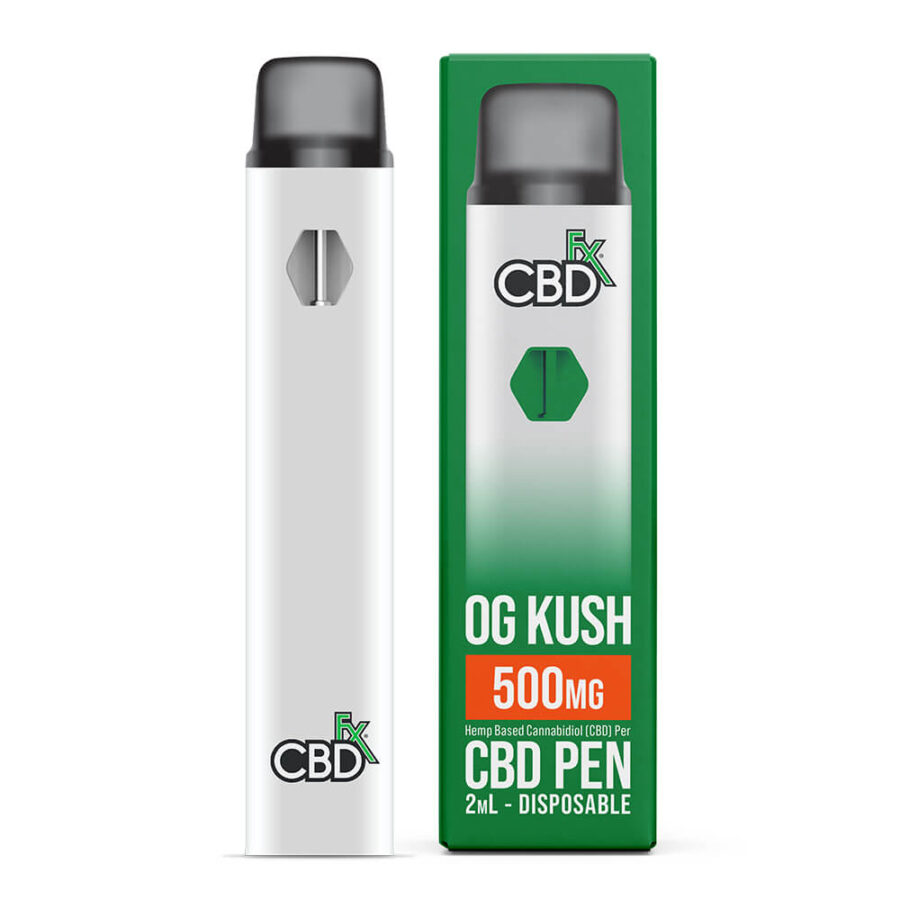 CBDfx OG Kush 2ml CBD Stylo Vape Jetable 500mg (10pcs/présentoir)