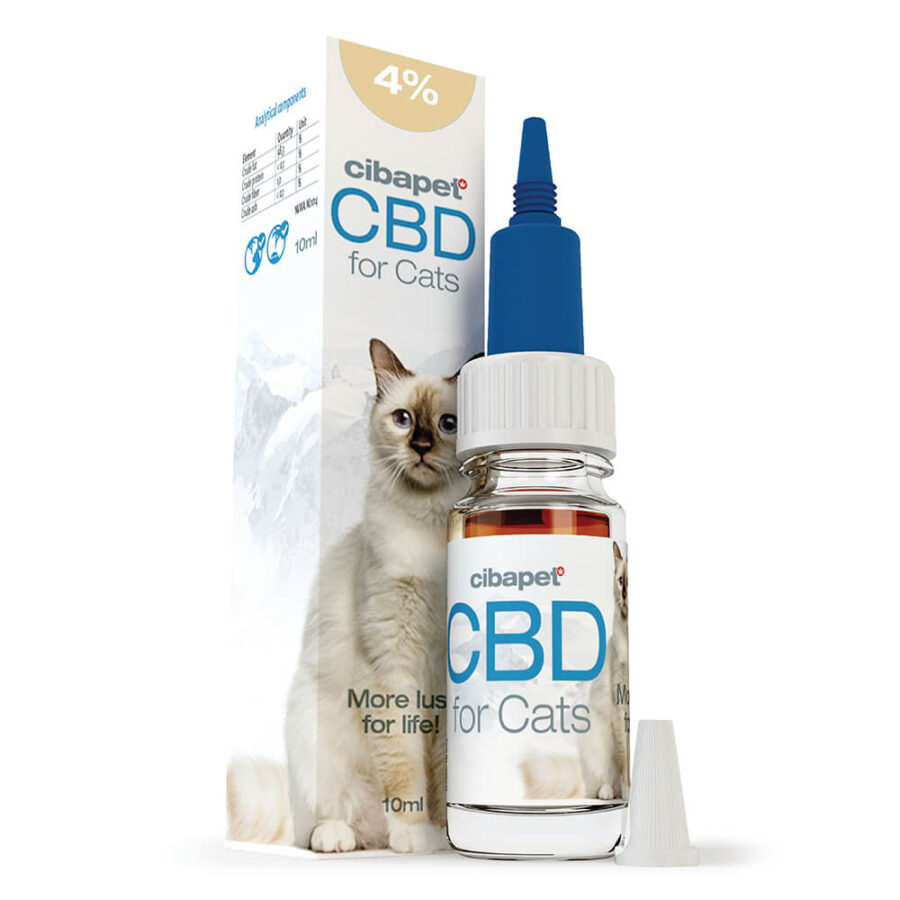 Cibdol Huile CBD pour chats 4% (10ml)