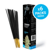 Haze - Bâtonnets d'encens Cannabis parfumés Kush (6 paquets/display)