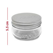 RAW - Petit pot en verre avec étui de protection 6oz 177ml