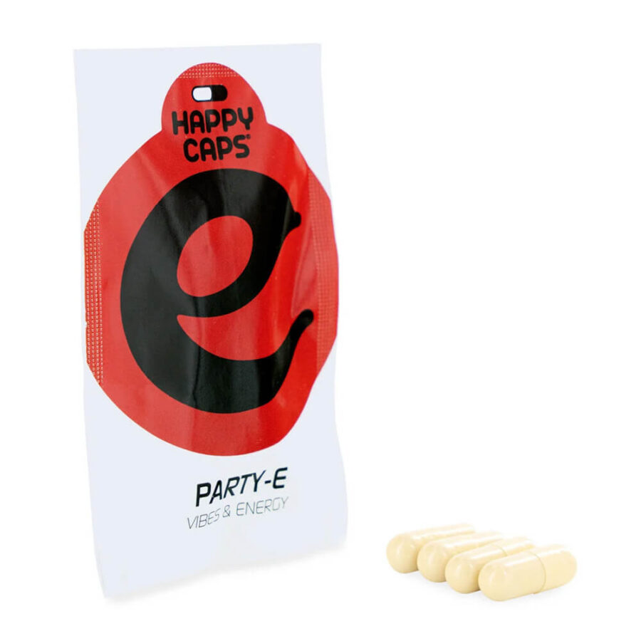 Happy Caps Party-E Vibes & Energy Capsules (10pcs/présentoir)