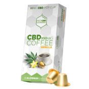 MediCBD Capsules de Café Vanilla compatible Nespresso avec 100mg CBD (10packs/présentoir)