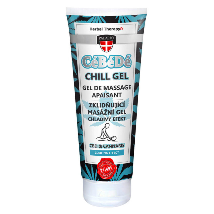 Palacio Cébédé Chill Cooling Gel de Massage Effet Froid avec CBD (200ml)