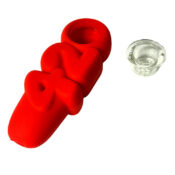 420 Pipe Silicone Rouge 10cm