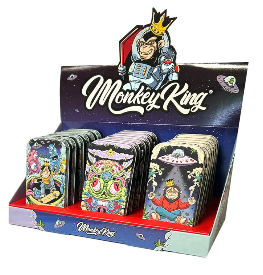 Monkey King Tin Metal Box Édition Space(18pcs/présentoir)