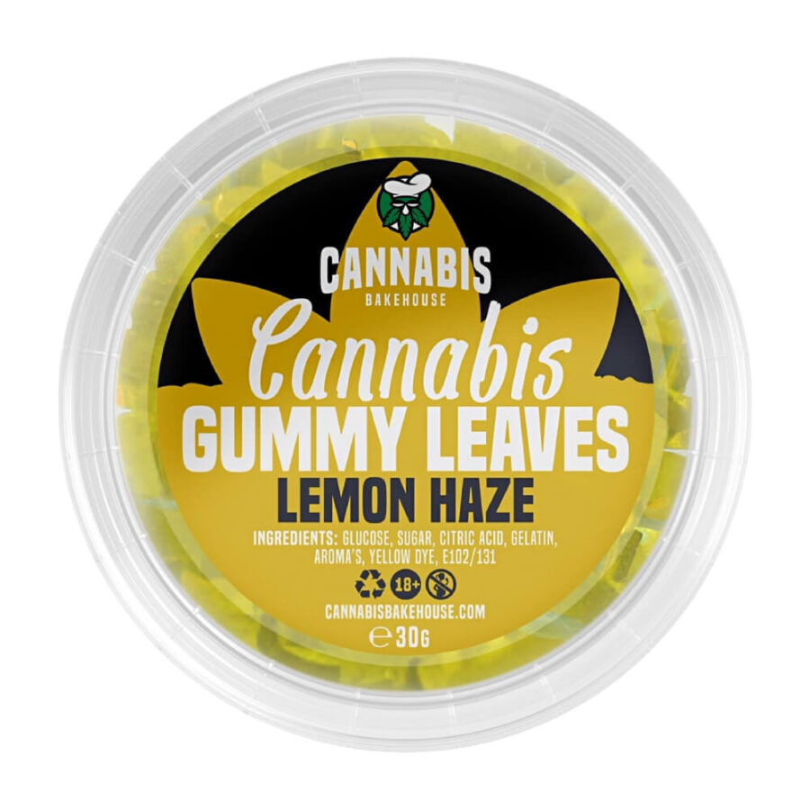 Cannabis Bakehouse Bonbons Feuilles de Cannabis Lemon Haze