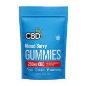 CBDfx Bonbons Gélifiés Végétaliens Goût Baies Mixtes 200 mg (20x32g)
