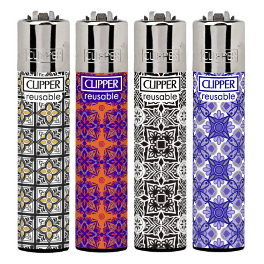 Briquets Clipper Posh Pattern (24pcs/display)