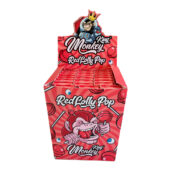 Monkey King Papiers à Rouler avec Filtre Sucette Rouge (24pcs/display)