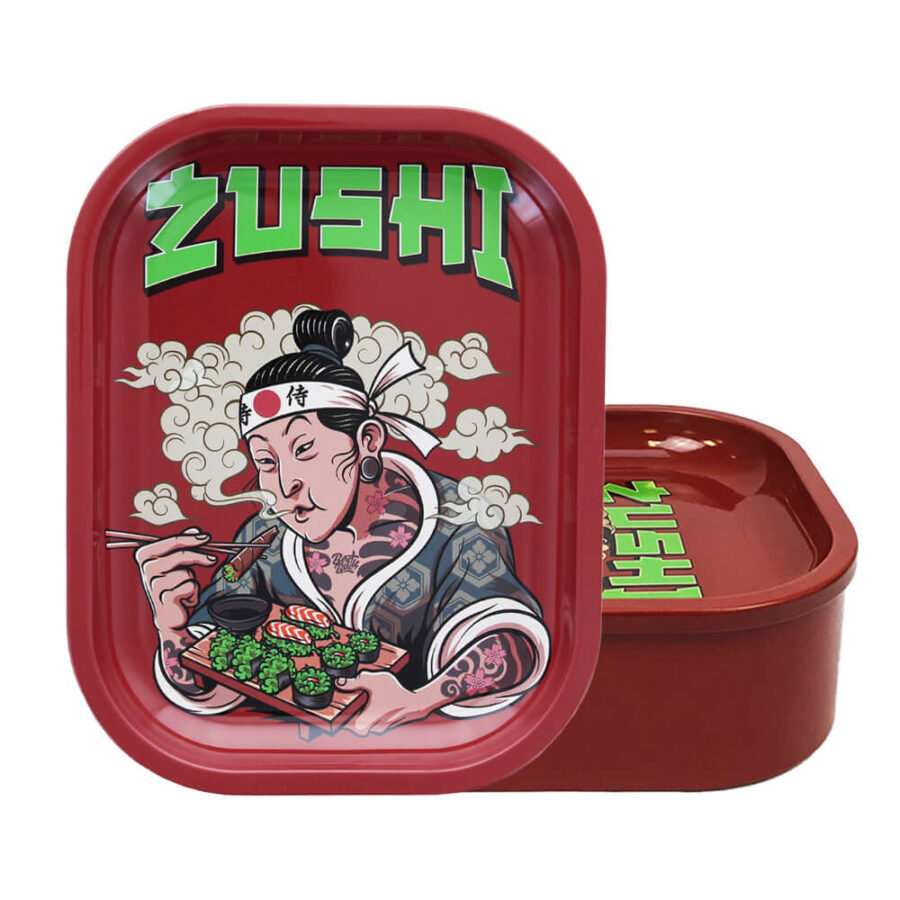 Best Buds Boîte Métallique Zushi Plateau à Rouler avec Rangement