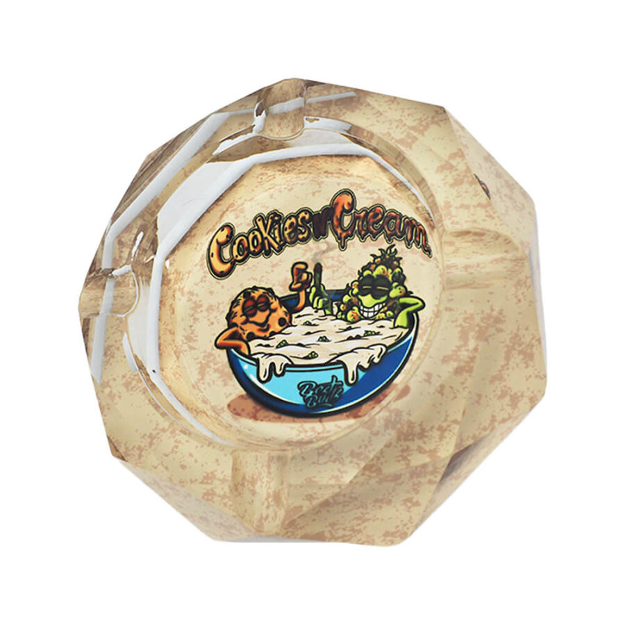 Best Buds Cendrier en Cristal avec Boîte Cadeau Cookies and Cream