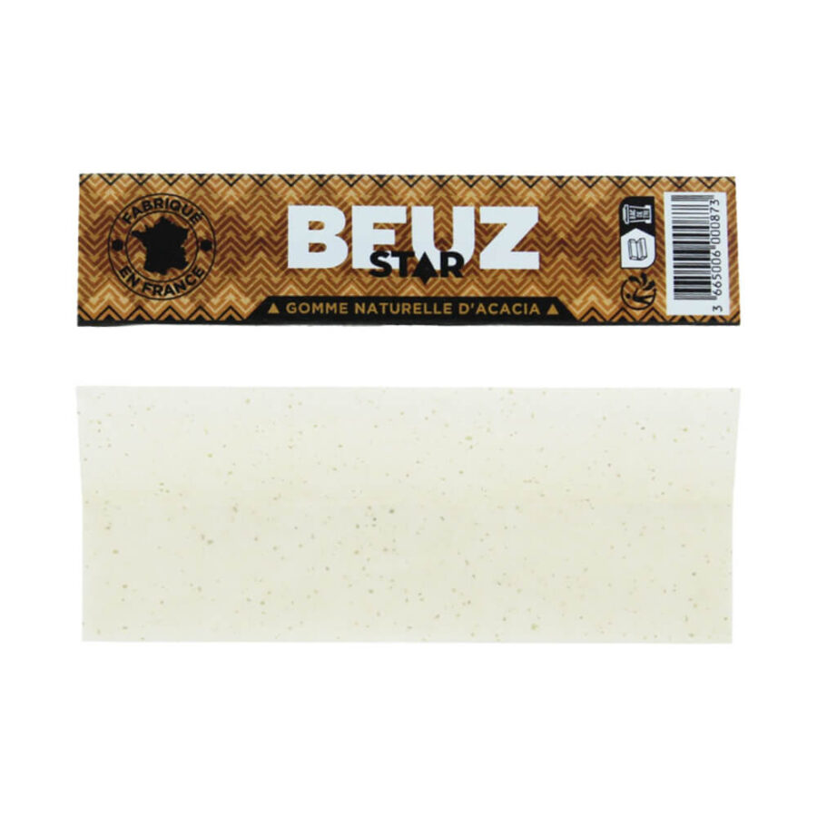 Beuz Slim Star Papier à Rouler Non Blanchis (50pcs/présentoir)