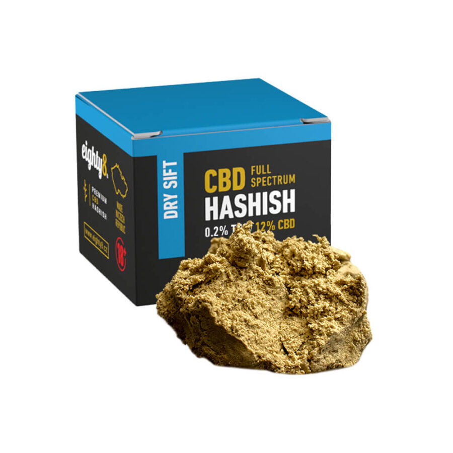 Eighty8 Extrait de CBD Dry Sift 1g (8pcs/présentoir)