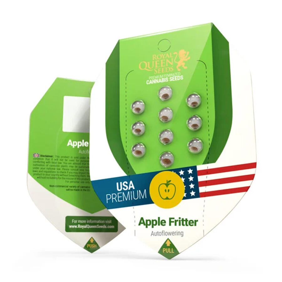 Royal Queen Seeds Apple Fritter Auto graines de cannabis autofloraison (paquet de 3 graines)