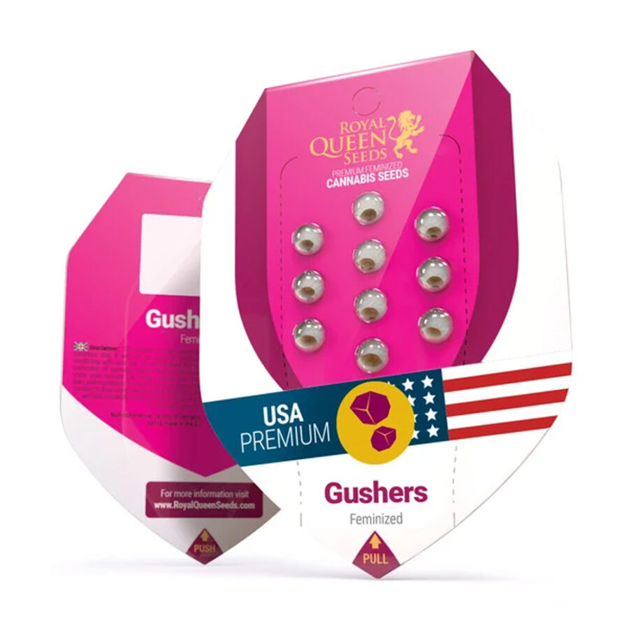 Royal Queen Seeds Gushers graines de cannabis feminisées (paquet de 5 graines)