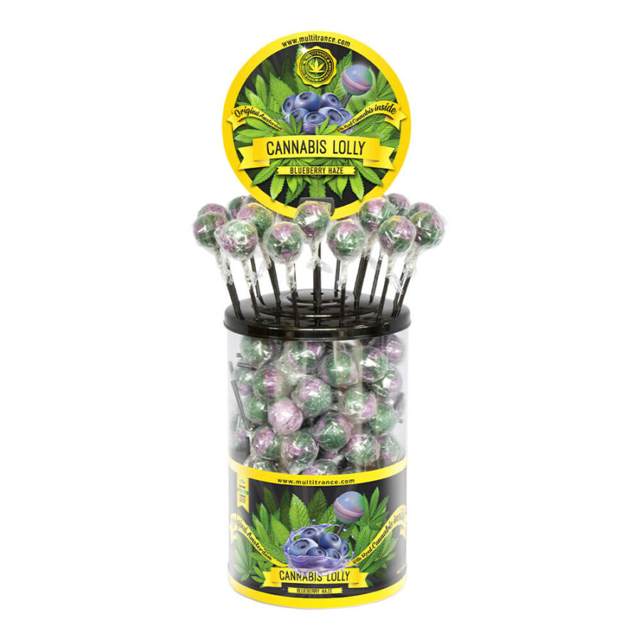 Cannabis sucettes Blueberry Haze (100pcs/présentoir)