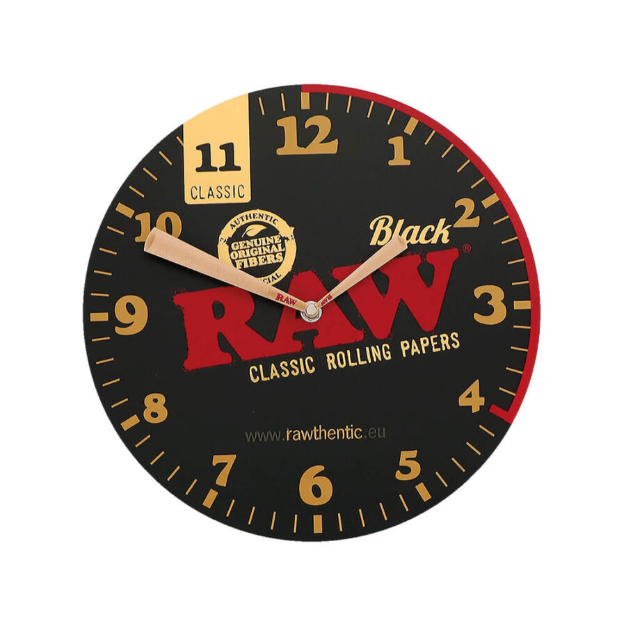 RAW Horloge Noire 30cm