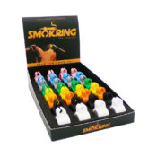 Smokring - Cigarette porte-joint en silicone (32pcs/présentoir)