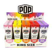 Pop Cônes King Size Ultra Fins Paquet Varié (25paquets/présentoir)