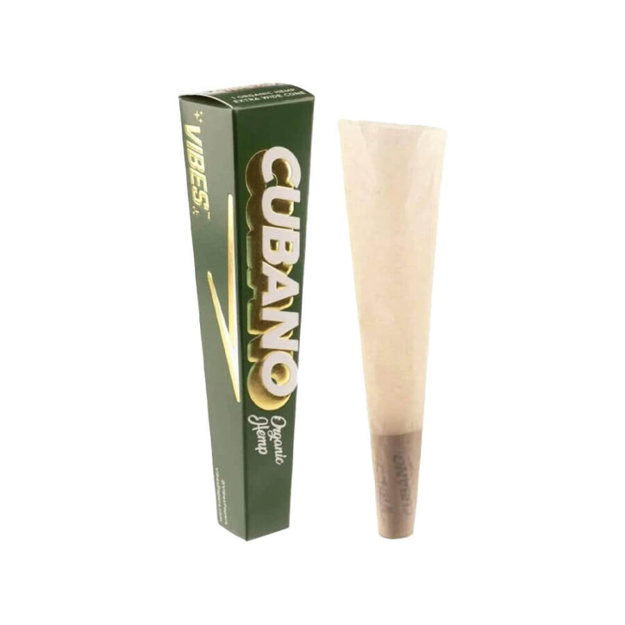 VIBES Cônes Cubano Organic Hemp (24pcs/présentoir)