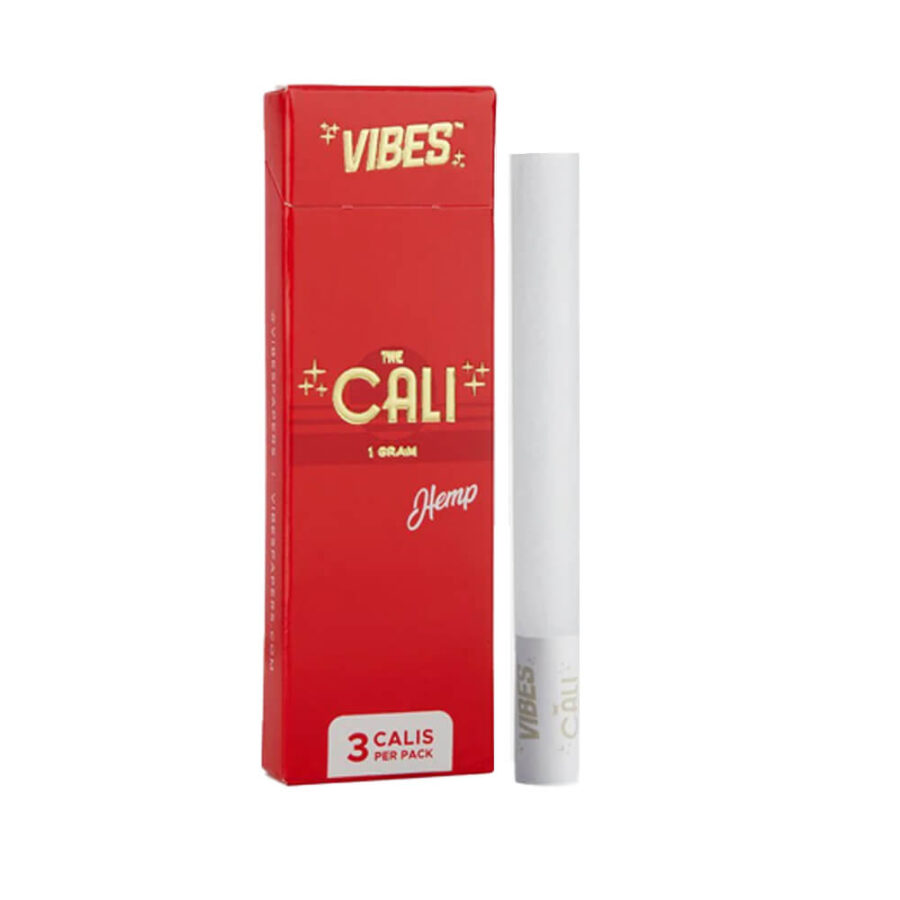 VIBES The Cali Cônes Hemp 1g 3-Pack (8pcs/présentoir)