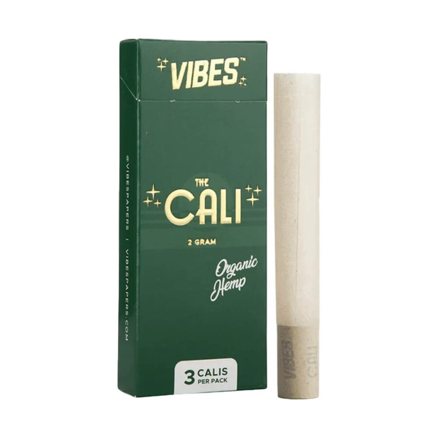 VIBES The Cali Cônes Organic Hemp 2g 3-Pack (8pcs/présentoir)