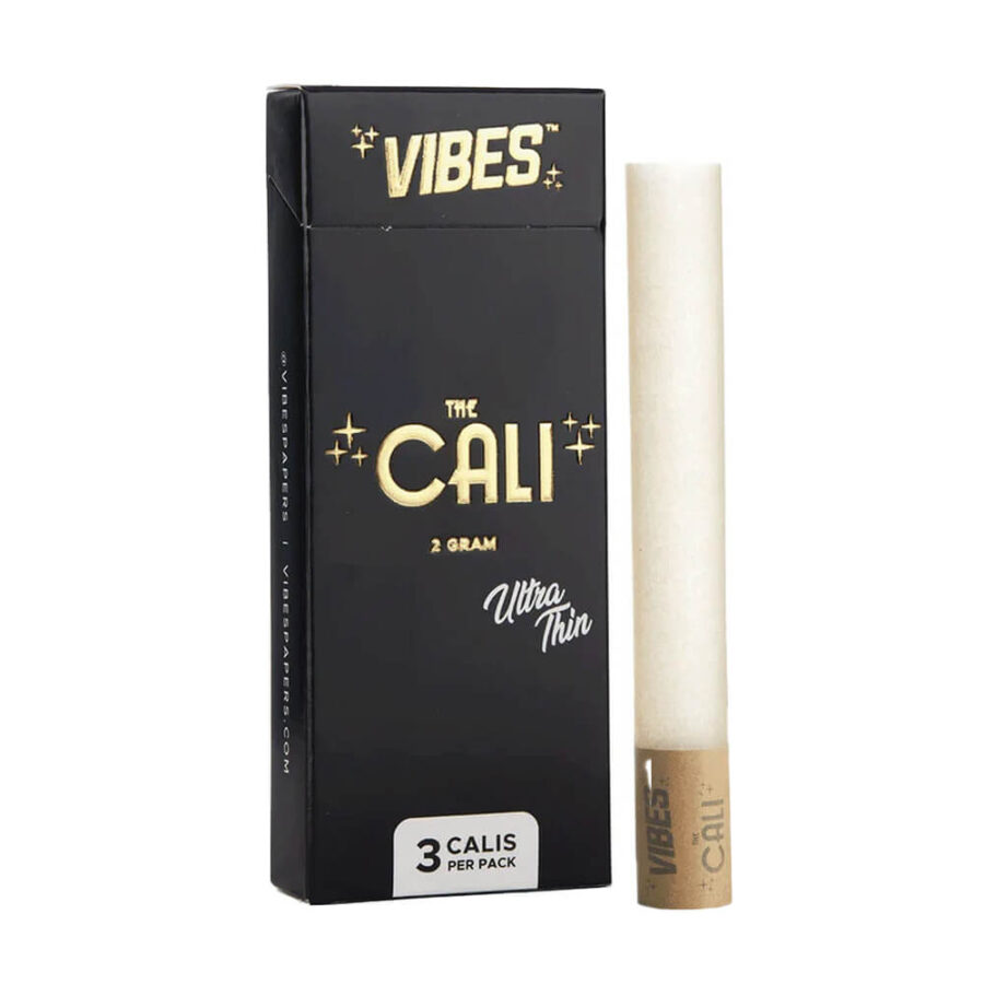 VIBES The Cali Cônes Ultra Fins 2g 3-Pack (8pcs/présentoir)