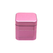 Best Buds Grinder The Cube en Aluminium Rose 4 Parties (50mm)