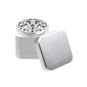 Best Buds Grinder The Cube en Aluminium Argent 4 Parties (50mm)