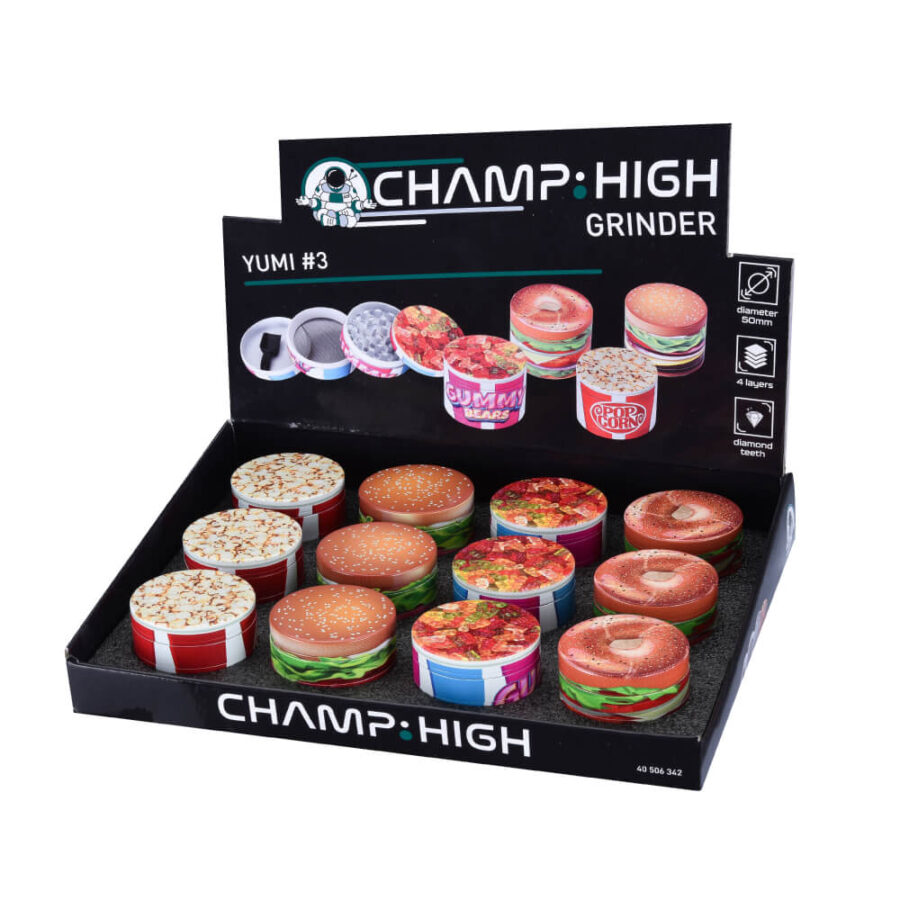 Champ High Yumi Grinder #3 (12pcs/présentoir)