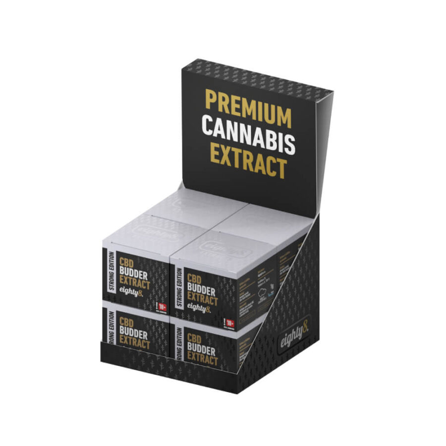 Eighty8 Extrait de CBD Budder 78.77% CBD 1g (8pcs/présentoir)