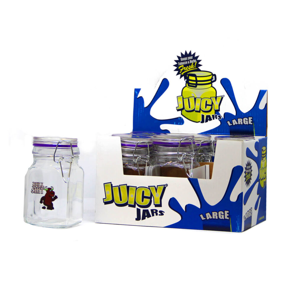 Juicy Jay Botes de Cristal para Tabaco y Hierbas Medianos (6pcs/display)