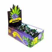 Piruletas de Cannabis Blueberry Haze en Caja (70pcs/display)