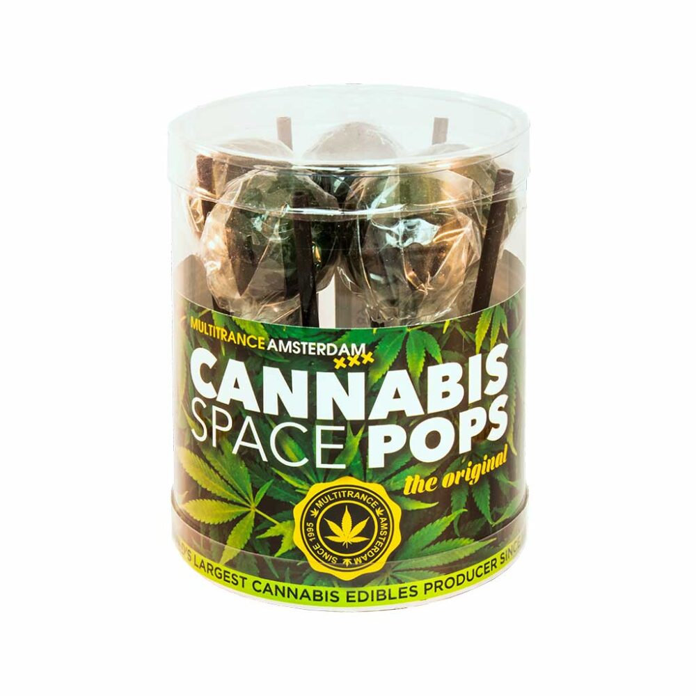 Piruletas de Cannabis Space Pop Caja de Regalo 10pcs (12packs/Caja maestra)