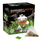 Té Verde de Cannabis Silver Haze en Piramide (10 Packs/display)
