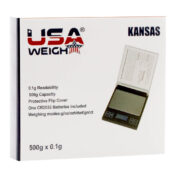 USA Weight Báscula Digital Kansas 0,1g 500g