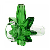 Bong Bowl de Cristal Verde Hemp Leaf 18mm