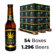 Cerveza con Sabor a Cannabis 4,5% Gold Leaf 330ml (54 Cajas/1.296 cervezas)