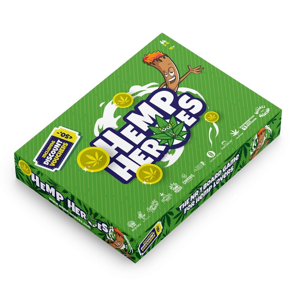 Hemp Heroes Juego de Mesa de Cannabis 2-6 Jugadores