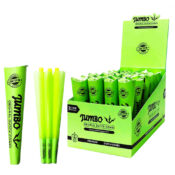 Jumbo King Size Conos Verdes 3 Conos por Paquete (24pcs/display)