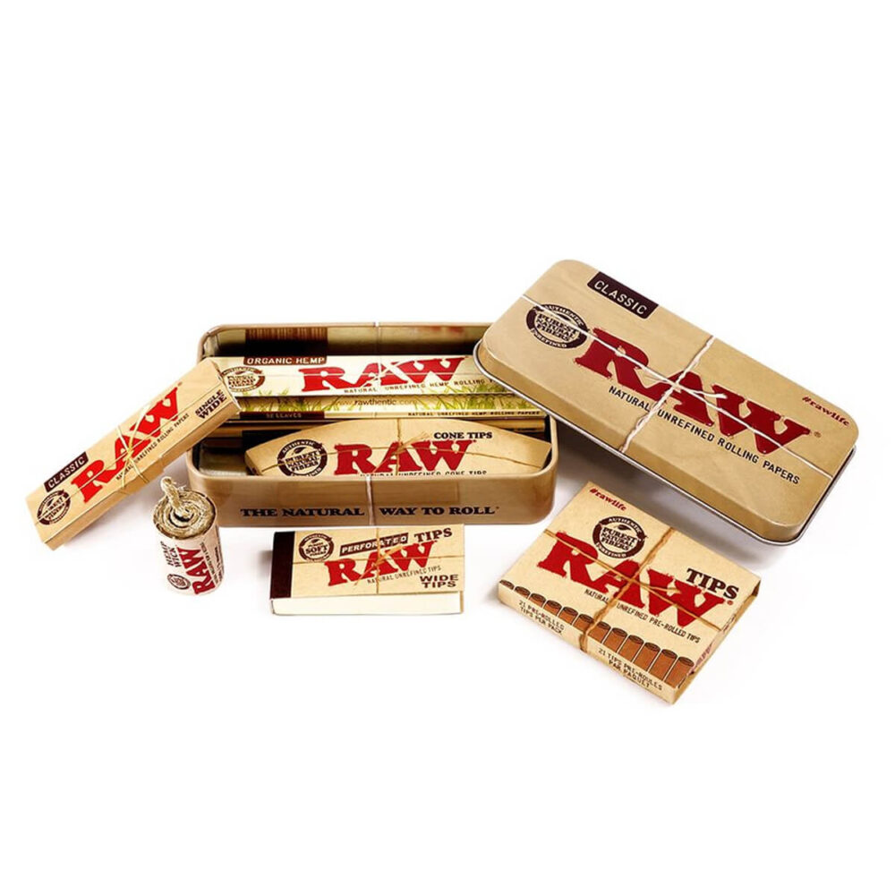 RAW Caja Starter de Metal Portátil 8pcs