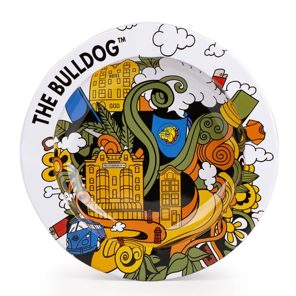 The Bulldog Original City Life Cenicero de Metal
