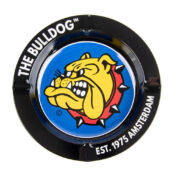 The Bulldog Original Cenicero de Metal Negro