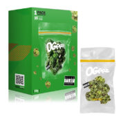 Ogeez Krispy Pearl 1 paquete de chocolate con forma de cannabis (50g)