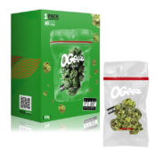 Ogeez Peanut Haze 1 paquete de Chocolate con forma de Cannabis (50g)
